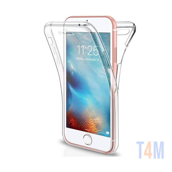 Capa de Silicone 360º para Apple iPhone 6g/6s Transparente